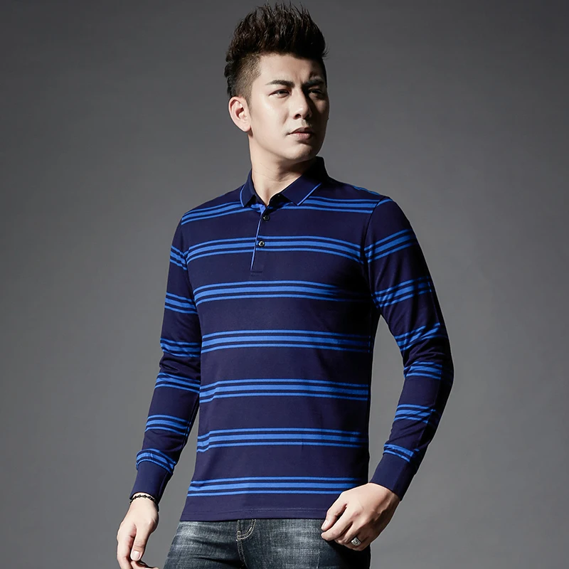 2020 Naujas Mados Atskirtas vyriški Polo Marškinėliai Aukštos Kokybės Verslo Stiliaus Minkštas Marškinėliai Vyrams 4 Spalvų Dydis L, kad 4XL J0519-48878-A