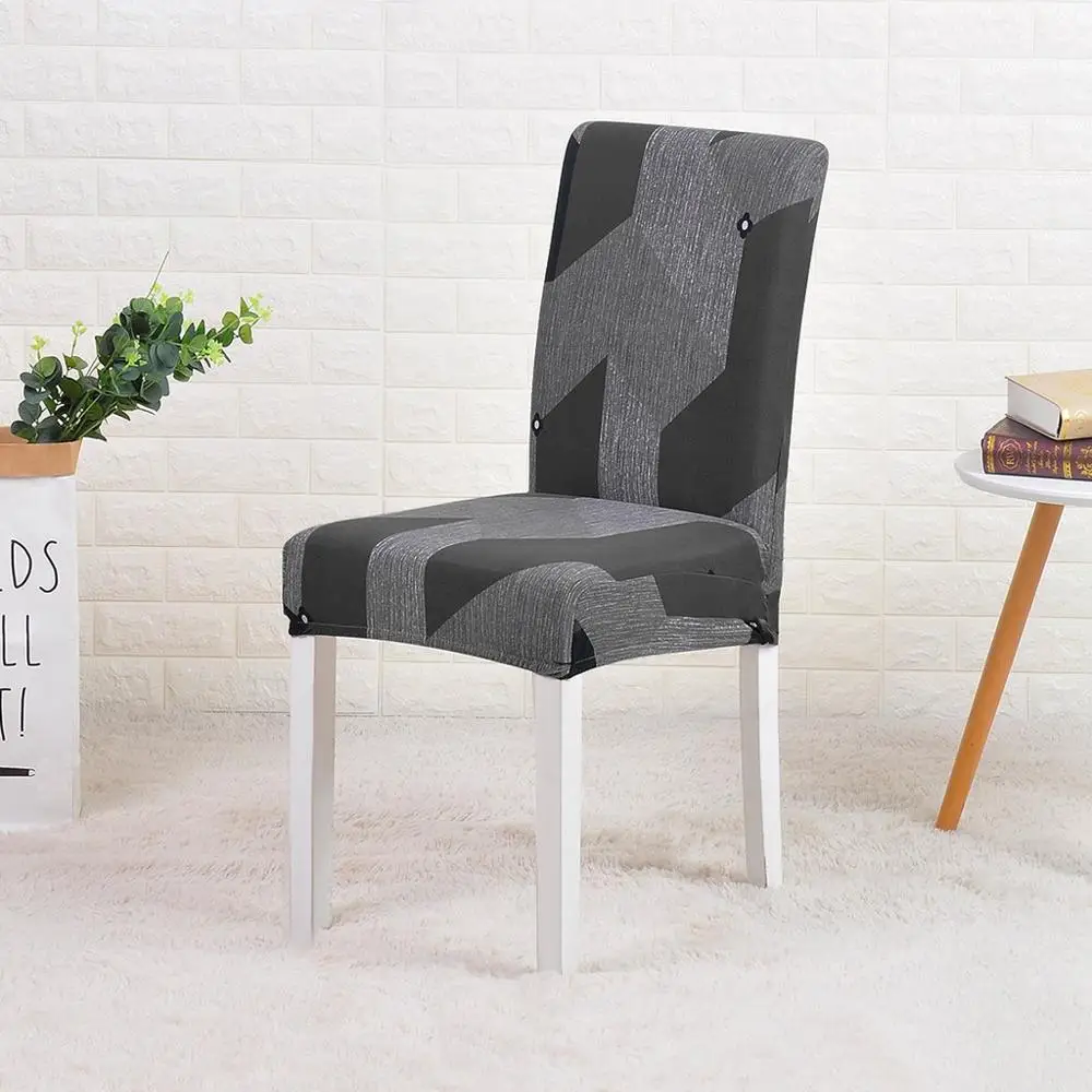 Geometrinis Spandex Kėdė Padengti Ruožas Elastinga Užvalkalai, Kėdės, Sėdynės Apima Valgomasis, Virtuvė Vestuvių Puotą Viešbutyje