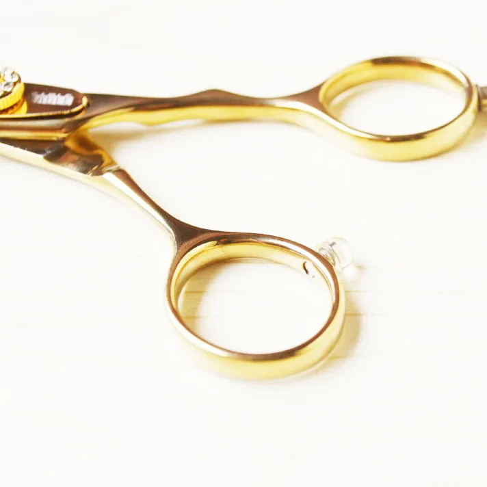Aukso titano 5.5 colių plaukų pjovimo žirklėmis ir plaukų retinimo, žirklės karšto pardavimo plaukų žirklės rinkinys