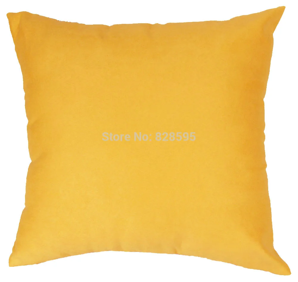 EG40 EG39 EG41 EG42 EG43 Kukurūzų geltonai Rudos, Oranžinės spalvos Dramblio kaulo Minkštas Dirbtiniais Odos Micro Suede Pagalvėlė Padengti Pagalvės užvalkalą ( pagal užsakymą )