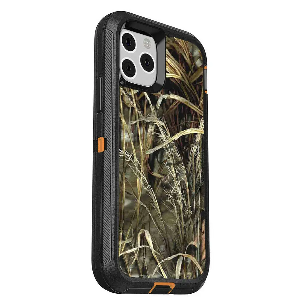 3 1. Sunkiųjų Apsaugos Atveju iPhone, 11 Pro Max X XS XR Camo tikrą Medį Miško Hibridas Šarvai Telefono Atvejais Padengti + Diržo