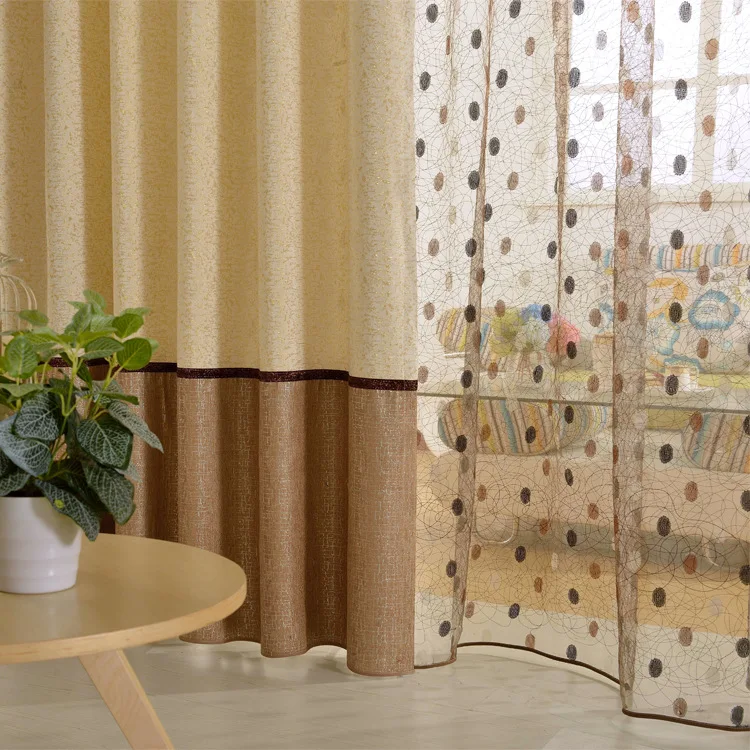 Naujas Užuolaidas, Valgomasis, Gyvenimo Miegamasis Kambarys šeniliniai susiuvimo modernus minimalistinio spalvinimas Paukščio Lizdą Užuolaidų 5
