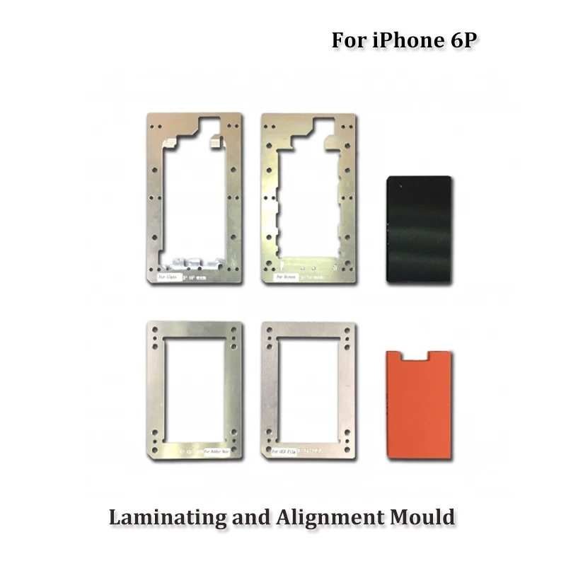 LCD Derinimas laminavimo pelėsių iPhone 6 6S 7 8+ 7P 8P Lcd Poziciją OCA Stiklo Liejimo už YMJ Novecel Laminavimo Aparatas