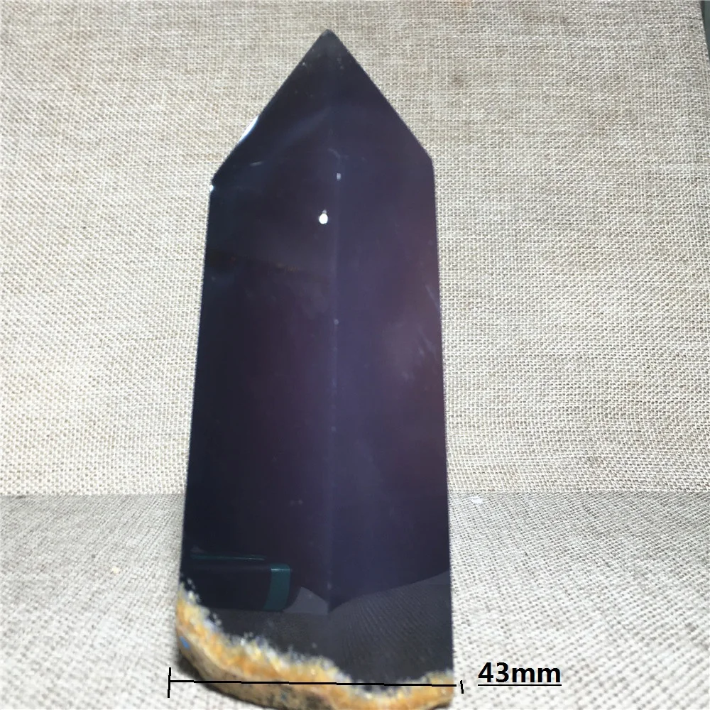 Natūralus Agatas geode kvarco kristalo pavyzdys Namo, buto apdailos akmuo Reiki healing lazdelė bokštas