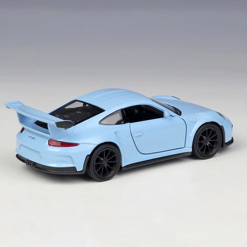 1:36 Diecast Modeliai 2016 911 GT3 RS Pilka Coupe Modelis Žaislai Lydinio Automobilių Diecast Metal Traukti Atgal, Automobilių Žaislą Dovanų Kolekcija