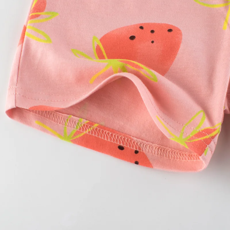 LZH Vaikams Drabužių Mergaičių naktiniai marškiniai, pižamos Nustatyti Vasaros Mielas Spausdinti Medvilnės Prarasti Viršūnes+Šortai Komplektus Sleepwear Pižamą Vaikų Namų Drabužiai
