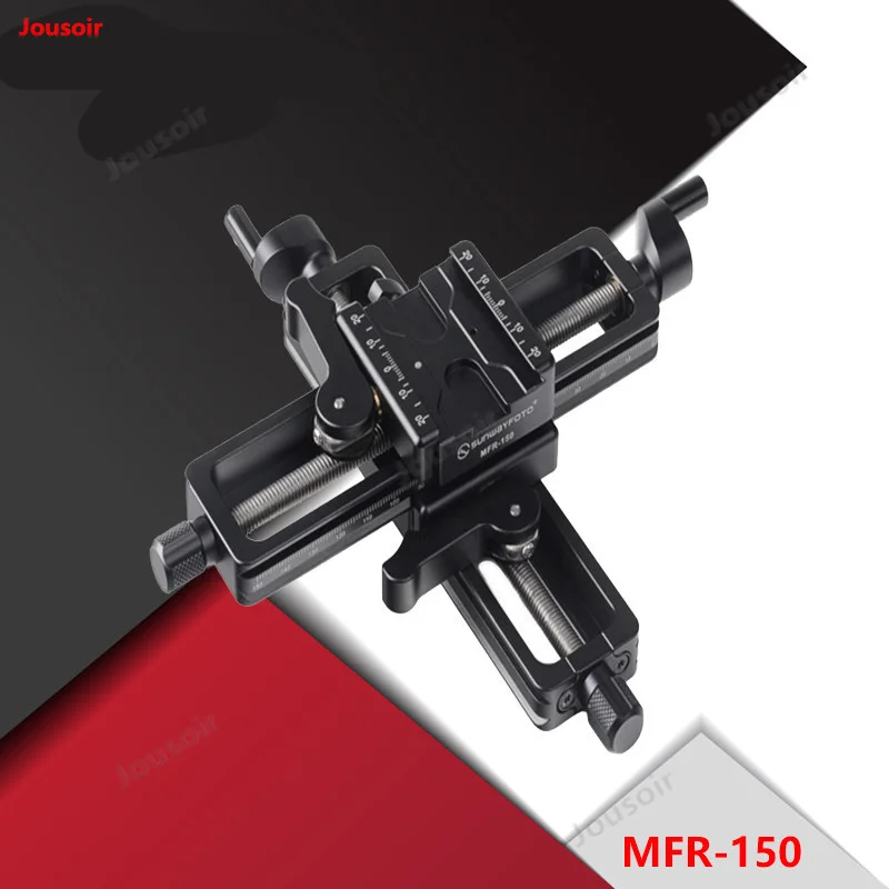 MFR-150s Makro Fokusavimo Geležinkelių (MRF-150S Makro Fokusavimo Geležinkelių varžtas-rankena, apkaba, 4 krypčių Slankiklis MFR-150 Trikojo Galva CD50 T03 2Y