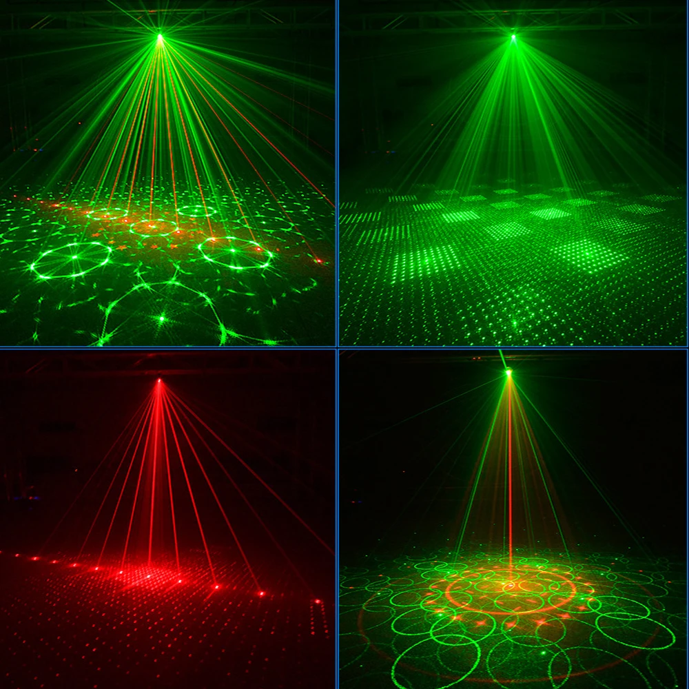 60 Modeliai RGB Scenos Šviesos Balso Kontrolės Muzikos Led Disco Šviesos Šalis, Matyti, Lazerinius Projektorius, Šviesos Poveikio Lempa su Valdikliu