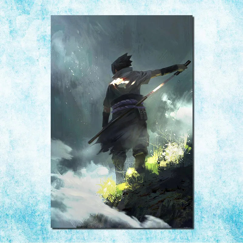 Naruto Shippuden Karšto Anime Žaidimas plakatus Šilko, Drobės Spausdinti 13x20 24x36 Colių Sienos Nuotrauka už Namų Dekoro 11