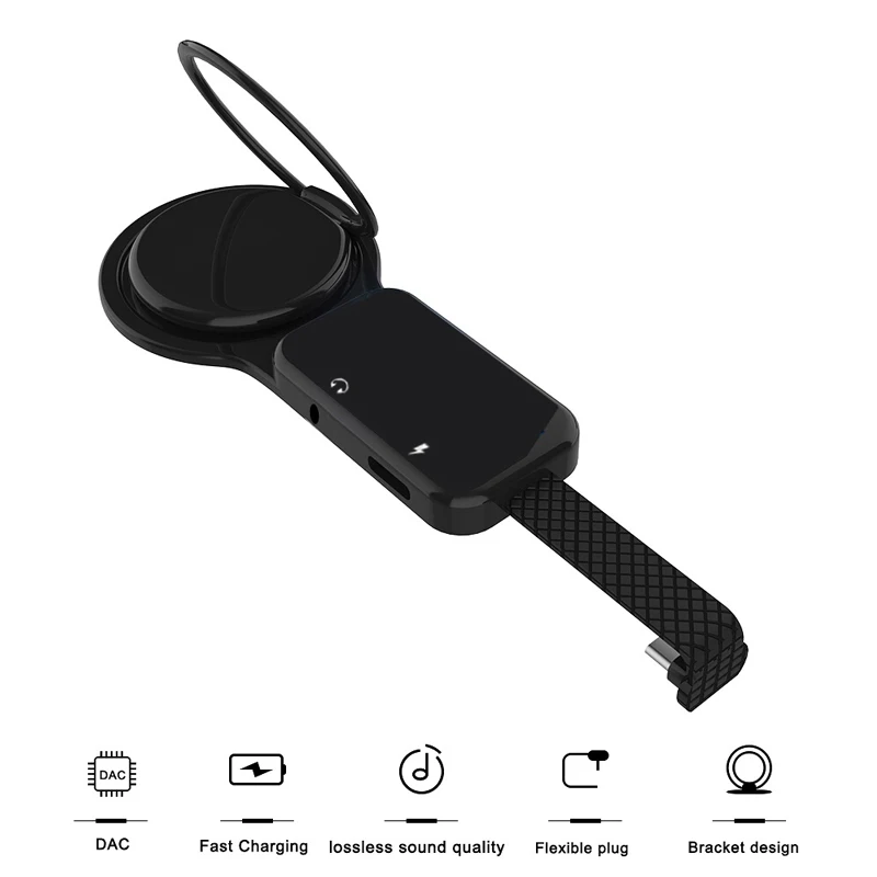C tipo 3,5 mm arba C Tipo Ausinės Ausinių Kabelį Audio Adapteris Įkrovimo Konverteris Xiaomi 