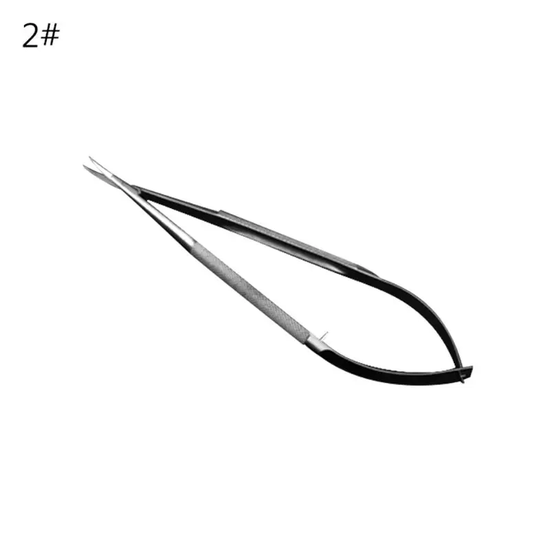 Mikroskopiniai Tweezer Įrankis Žirkliniai Forcep Zondas Micro Kablys Tweezer Mentelė, Nerūdijančio Plieno, 12cm