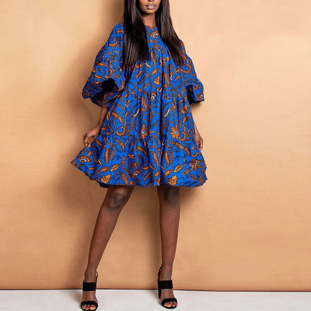 2020 Naujas vasaros atsitiktinis suknelė Amerikos, europos drabužių plius dydis Afrikos suknelės moterims ropa de mujer skraiste africaine femme