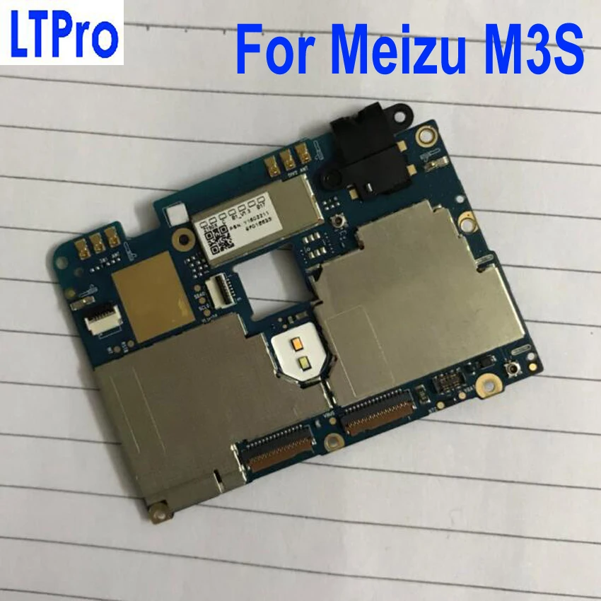 LTPro Originalus Išbandyti mainboard Meizu Meilan 3s M3s Mini 16gb plokštė Pagrindinė plokštė Grandinės Mokestis Elektroninis Skydelis Flex Kabelis