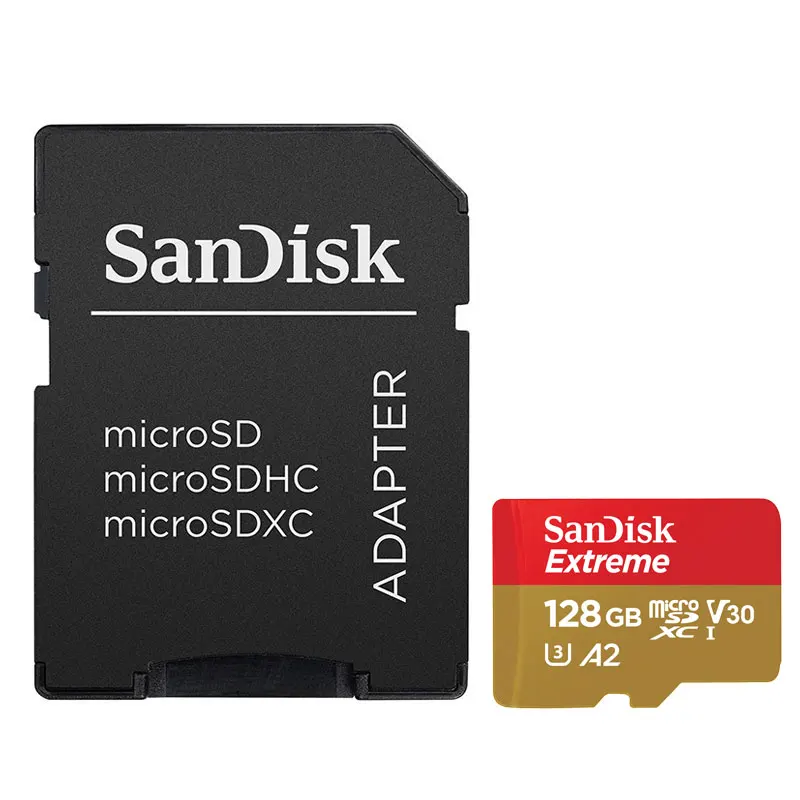 SanDisk Extreme Micro SD Kortele 256 GB/128 GB/64 GB microSDXC U3 32GB microSDHC V30 U3 TF Kortelę Carte SD UHS-I 