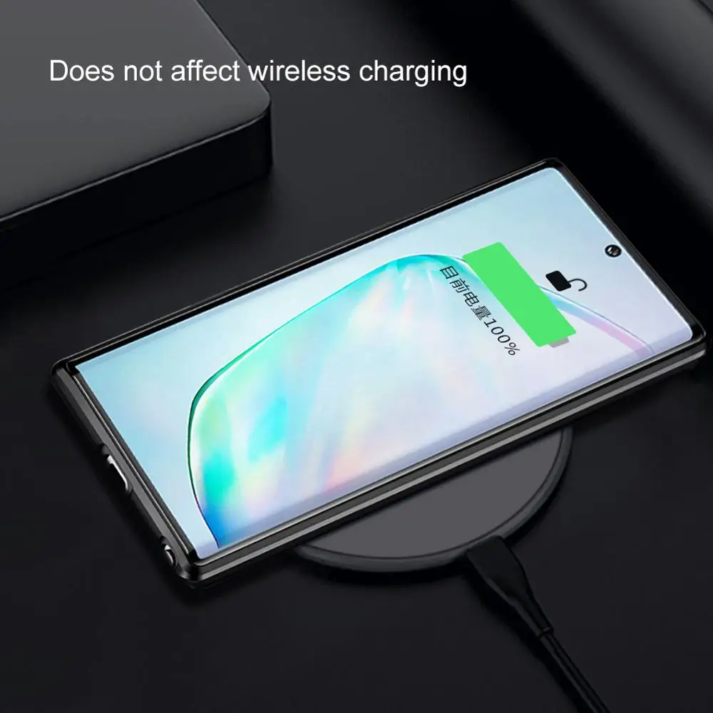 OATSBASF Naujas Metalinio karkaso, Telefono dėklas, Skirtas Samsung note10 10 plius Traukos ant Pliko Mašina Jaustis Drop-įrodymas, Telefono Dangtelį