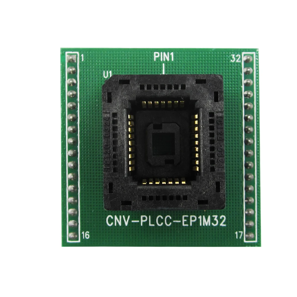 Naujas 1Pcs Aukščiausios Kokybės Chip programuotojas PLCC32 adapterio lizdas CNV-PLCC-EP1M32 0324-309 su Valdybos BIOS PLCC32