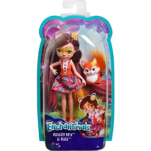 Mattel Enchantimals Kūdikių Lėlės Charakteris Minimalaus Gyvūnų Toy Fox