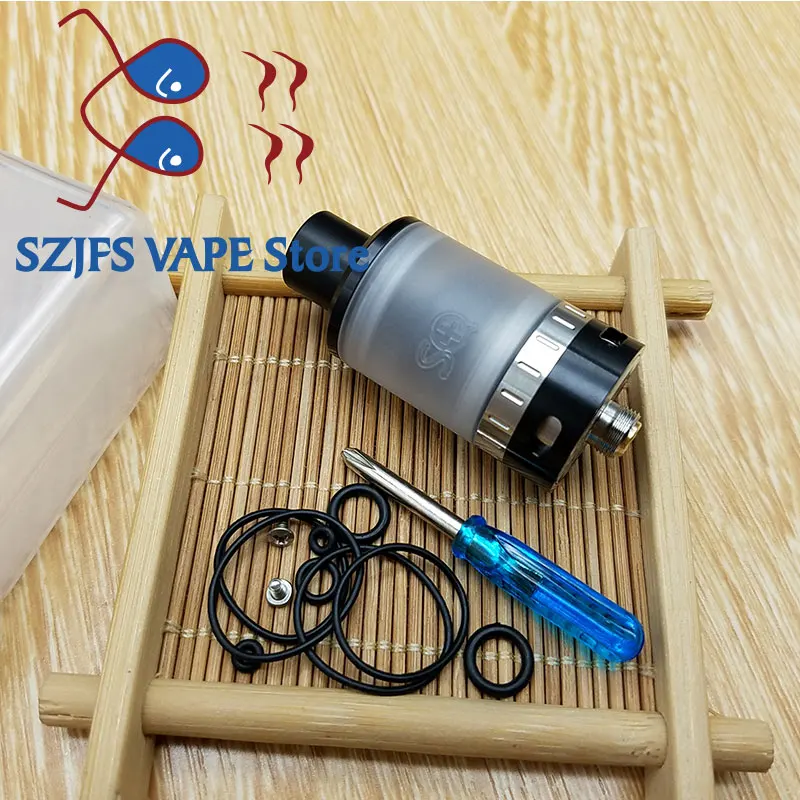 Yftk SQuape E RTA 2.0 ml 316 plieno medžiagos, Keraminiai stalo SQE naftos saugojimo e-cigarečių 