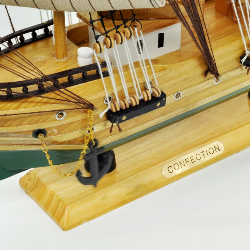 Luckk Nemokamas Pristatymas Medinis Burlaivis Civilinio Laivo Modelio Klasika Senovinės Statybos Namų Puošybai