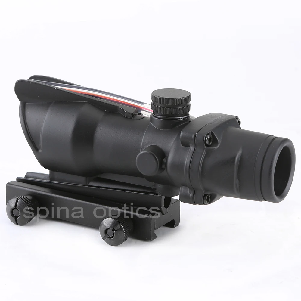 SPINA Medžioklės taikymo Sritis 1X32 Taktinis Red Dot Akyse Nekilnojamojo Raudonos, Žalios Optinio Pluošto Riflescope su Picatinny Rail už M16 Rifle