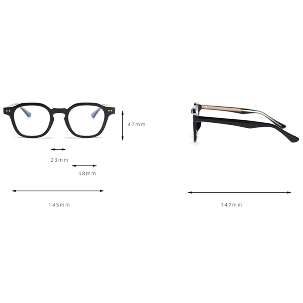 Kachawoo acetatas aikštėje akinių rėmeliai vyrų skaidri, pilka, optiniai akiniai moterims, skaidraus lęšio TR90 aukštos kokybės korėjos