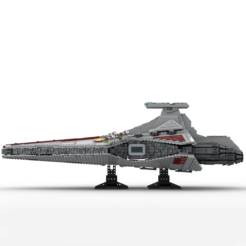 Star Serijos Karai Venator klasės Respublikos Ataka Cruiser StarWarlys Modelio Blokai Suderinama lepining 43186 žaislai