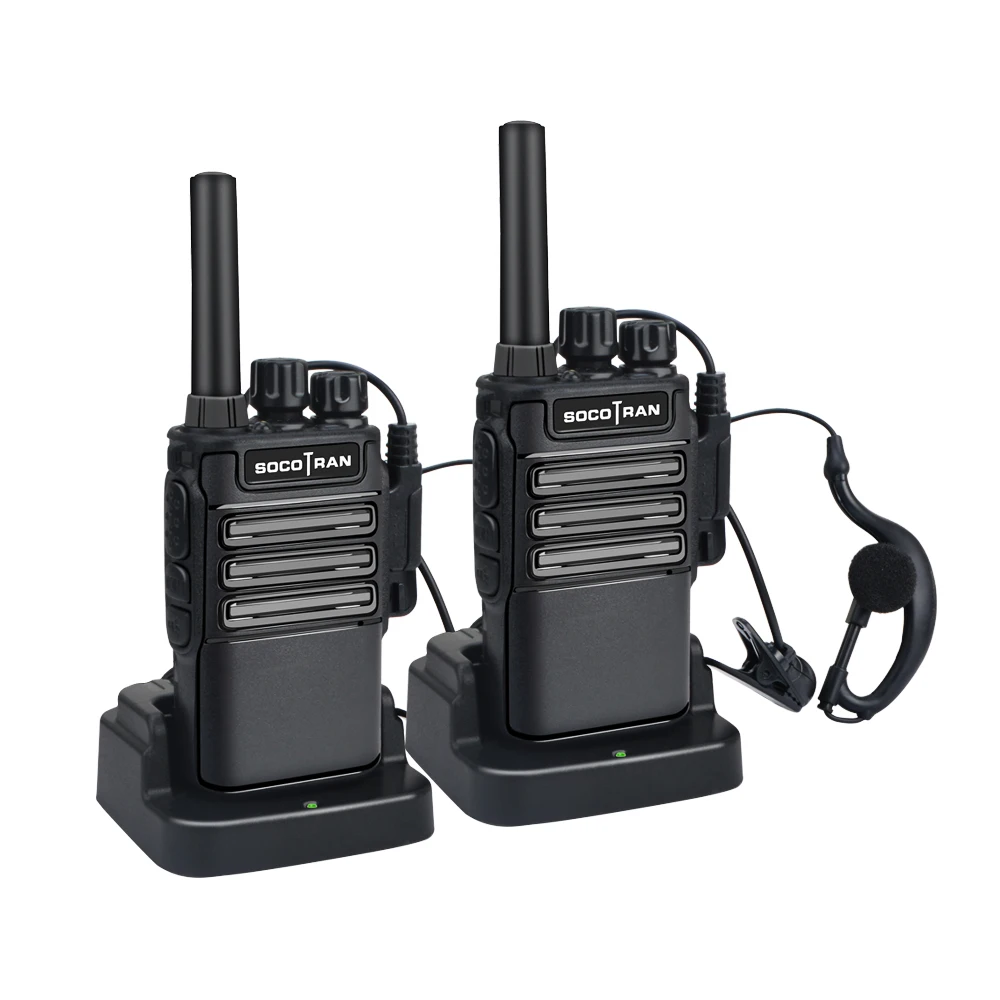 SOCOTRAN WH-318 Mini Walkie Talkies UHF 400-470 MHZ 16 Kanalų Radijo Comunicador Profissional parama USB Įkrovimo kumpis radijo