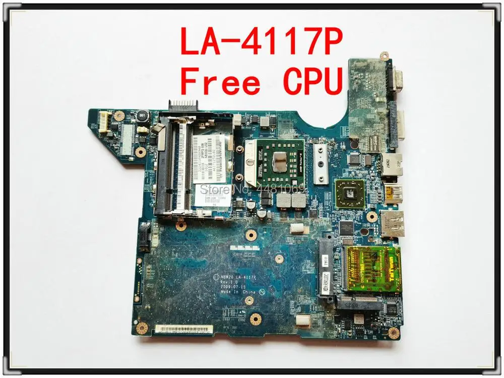 LA-4117P HP DV4 DV4-2000 Nešiojamas Plokštė 575575-001 598091-001 Išbandyti Nemokamai CPU
