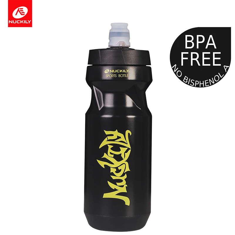 NUCKILY 610ML Dviračių Išspausti Dviračių Vandens Butelis BPA Free Reguliuojamas nepralaidžiose Dviratį Ciclismo Dviračių Butelį, Virdulys, Geriamojo