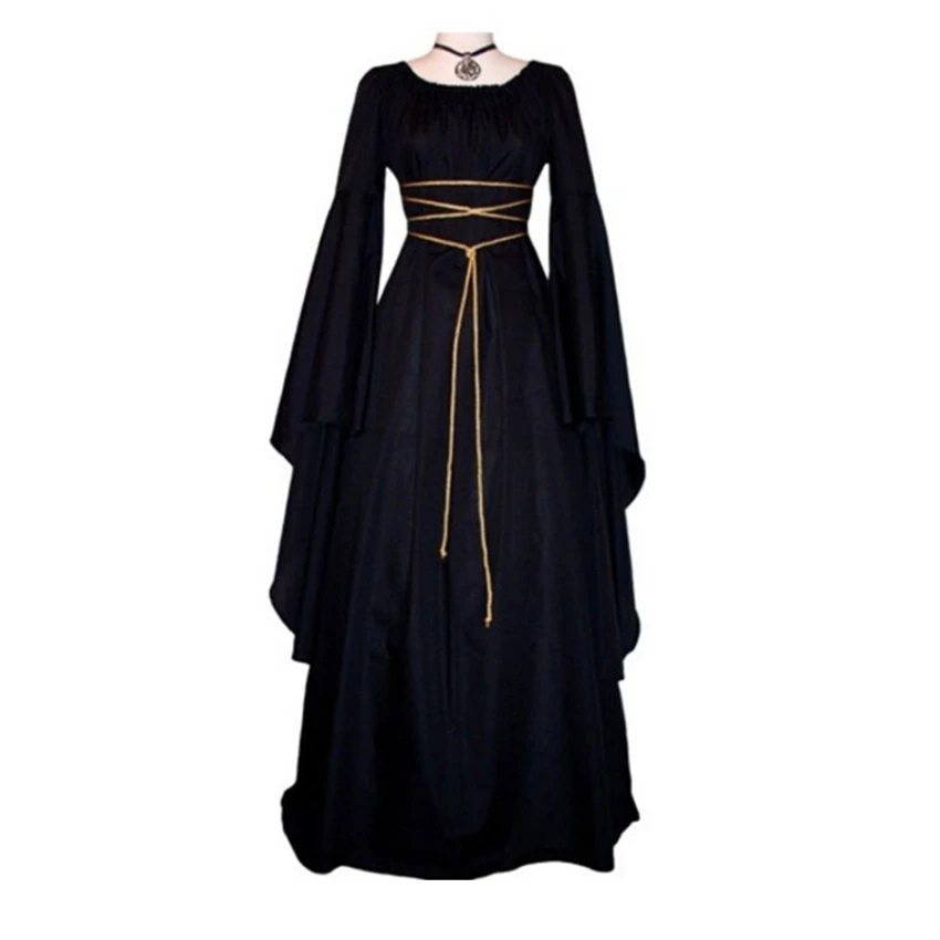 Naujas Victoria Viduramžiais Dress Helovinas Kostiumai Moterims Viduramžių Cosplay Vampyras Velnio Nuotaka Šalies Teismo Karnavalas Suknelės
