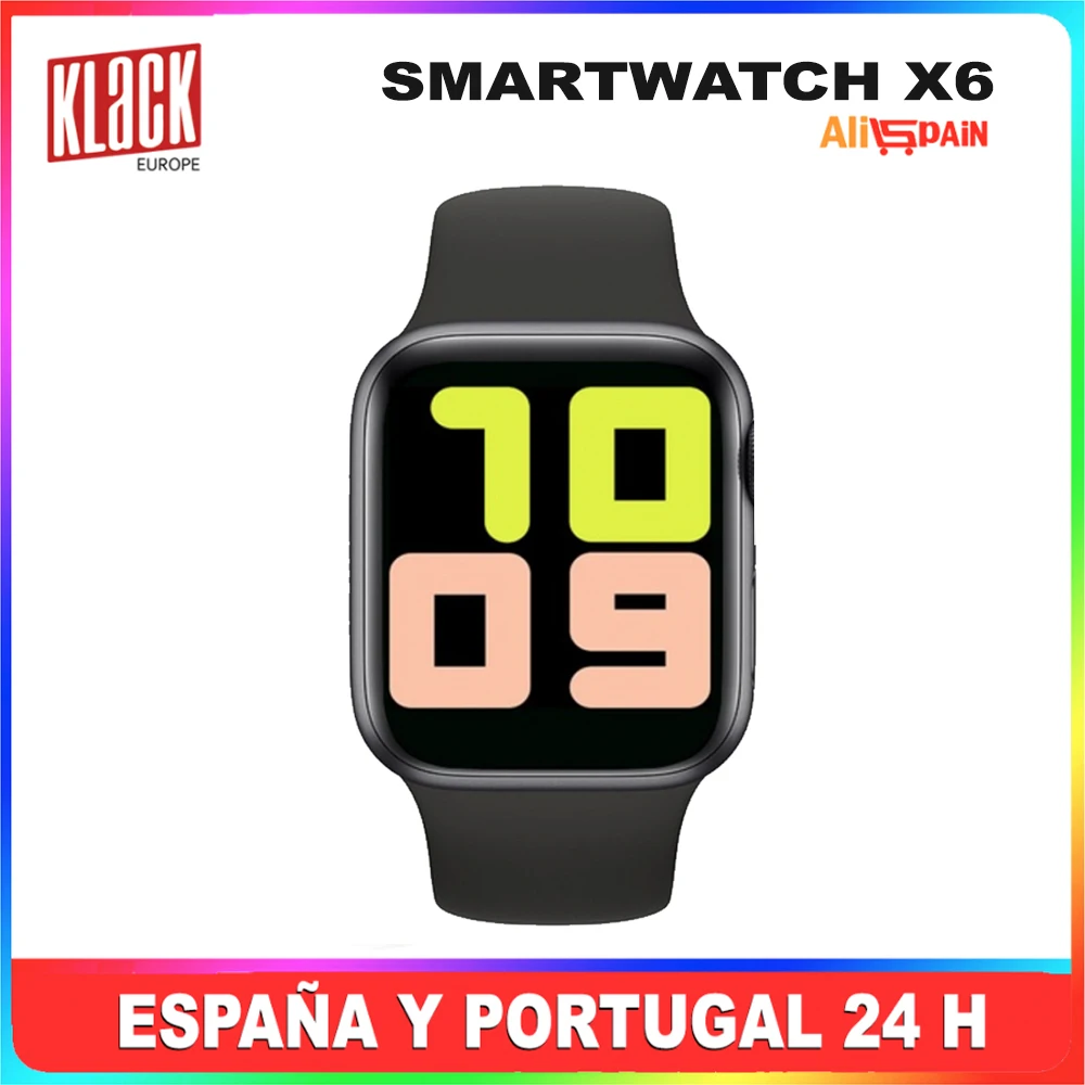 Smart Watch Vyrų, Moterų 2020 M. X6 Smartwatch Sporto Ispanija Šiuolaikinės Skaitmeninės Veikia Klack