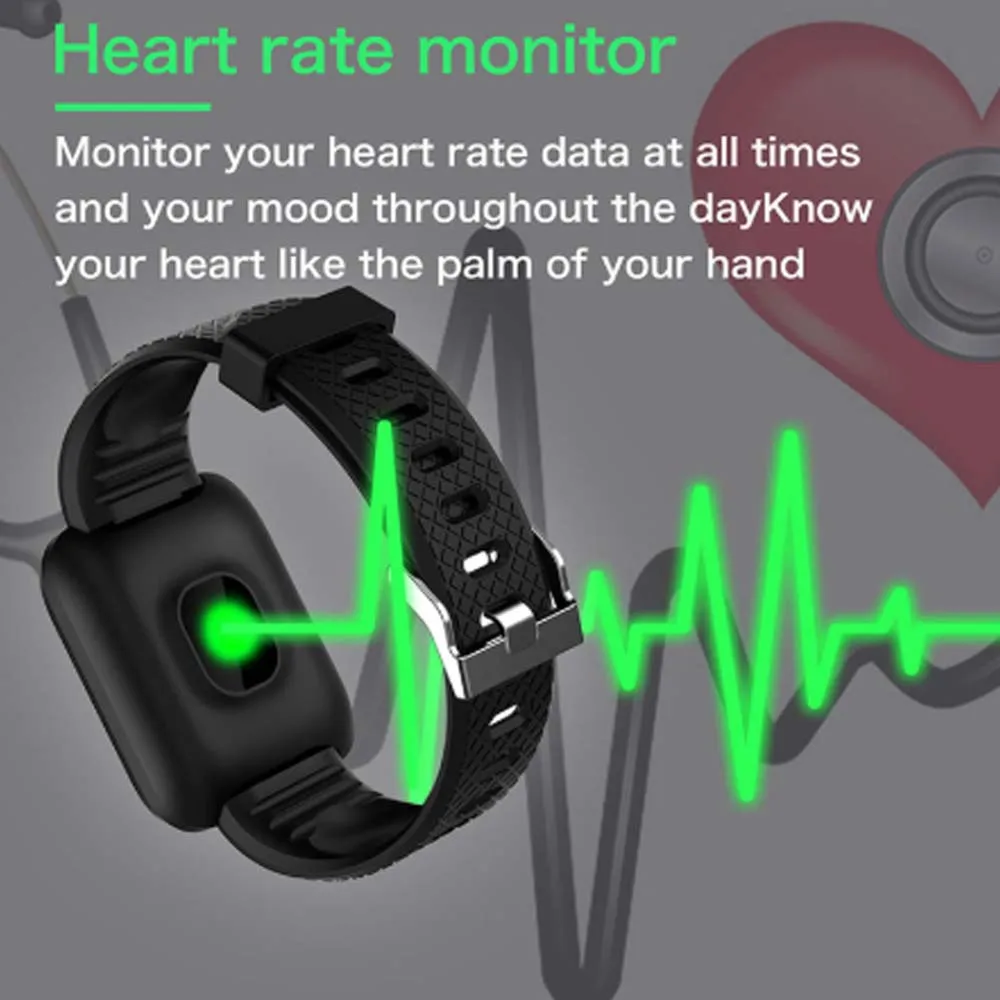 D13 Smart Laikrodžiai Vyrams, Moterims, 116 Plius Širdies Ritmo Žiūrėti Smart Apyrankė Sporto Laikrodžiai Smart Juosta Atspari Vandeniui Smartwatch 
