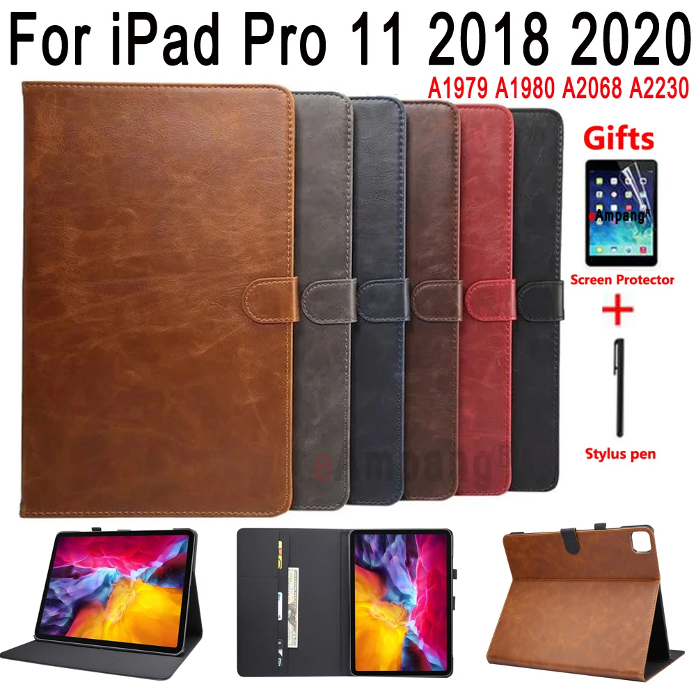 Premium Odinis dėklas iPad 10.2 7 8 2019 2020 Oro 2 3 4 3 4 Pro 9.7 10.5 11 5 6 2017 2018 Smart Tabletės Apvalkalas