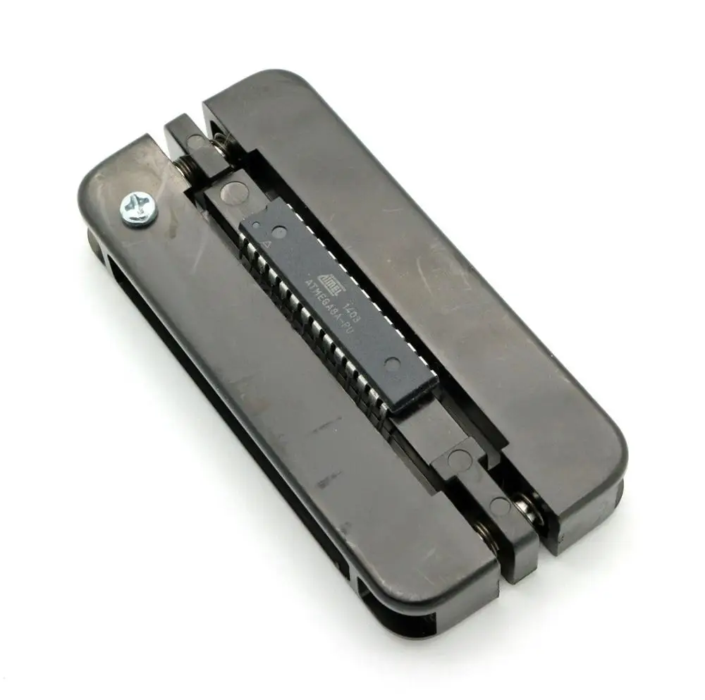 CINKAVIMAS IC Pin tiesinimo priemonė tiek Siauras ir Platus SSD Pin Tiesinimo Plotis= 7.62 mm arba 15.24 mm Dvejopo Dydžio taikymo