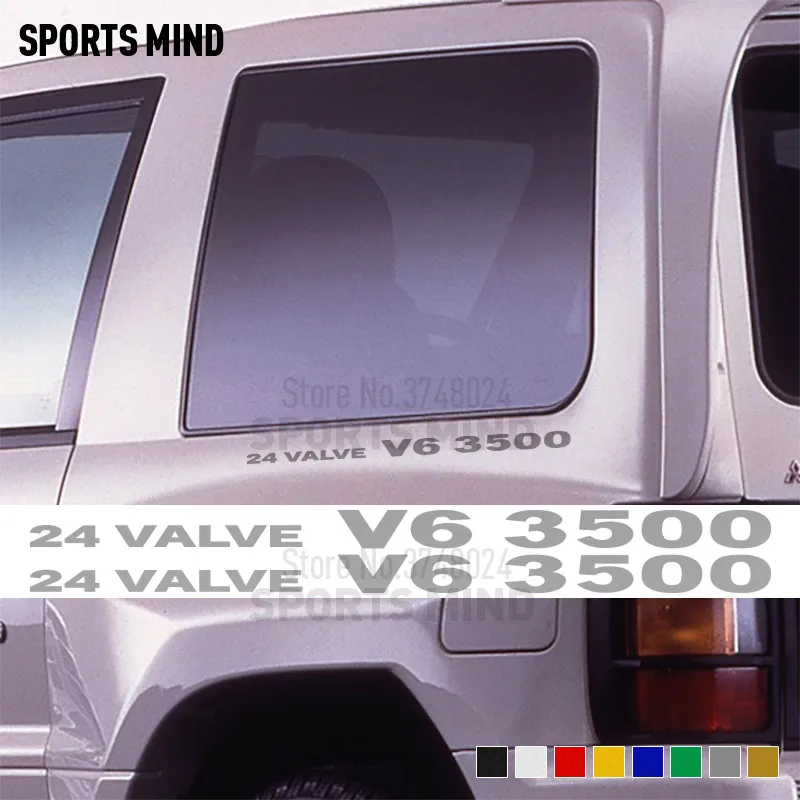 2 X 24 Vožtuvų V6 3500 Vinilo Automobilių Optikos Dėl 