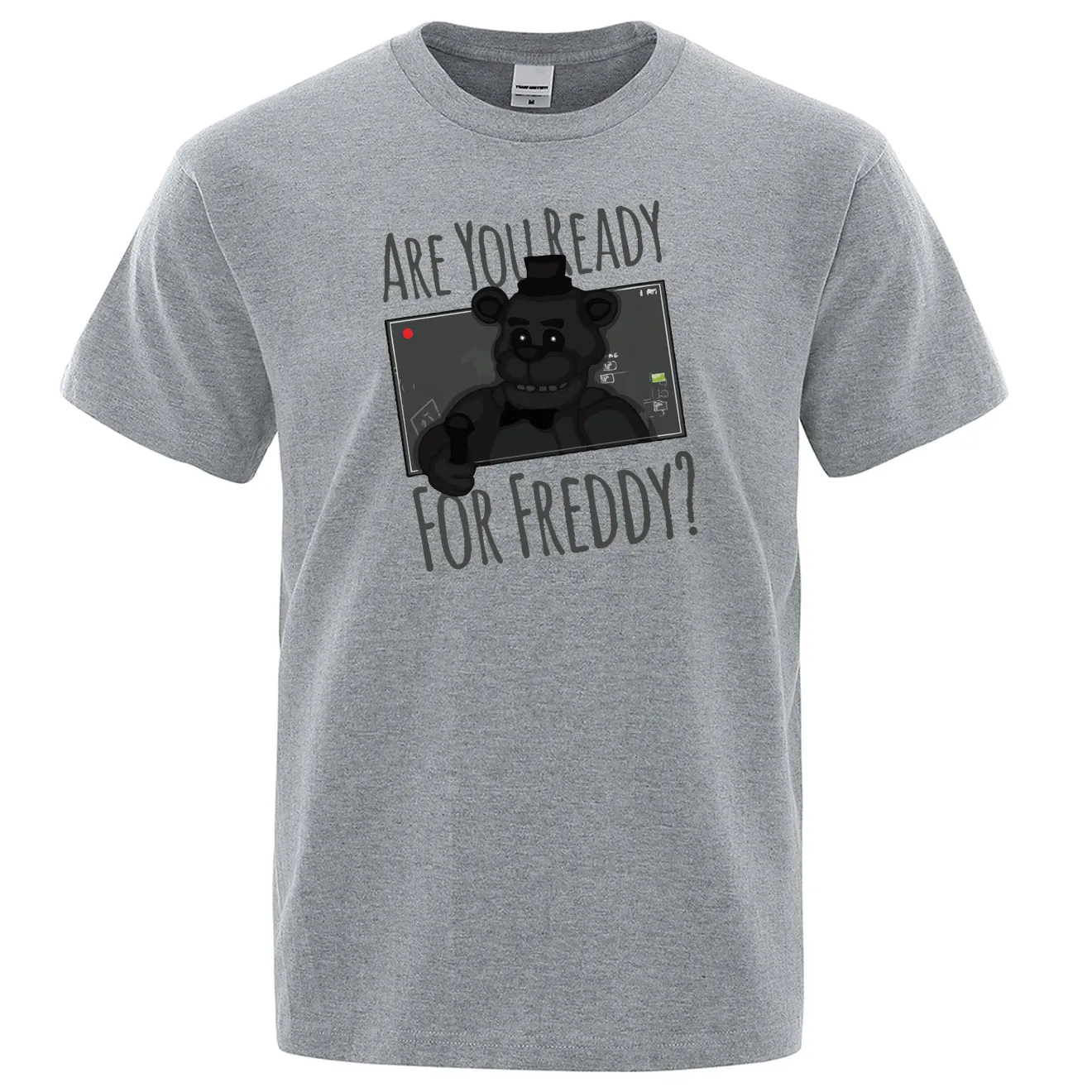 Ar Jūs Pasiruošę fredis? Marškinėliai Penkias Naktis Freddy Įkvėpė Žaidėjai Viršūnės Vasarą Medvilnės, trumpomis Rankovėmis, Marškinėliai Vyrams