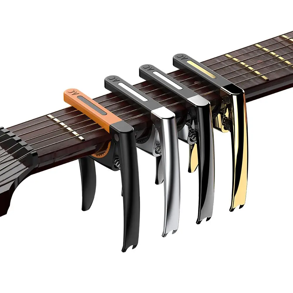 Multi-funkcija Gitara Capo 3-in-1 Gitara Capo Metalo Capo Akustinių bangų Elektrinės Gitaros Ukulėle Mandolina Pirtis