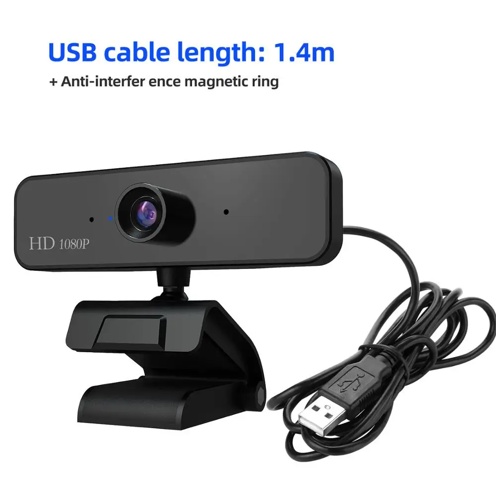 USB HD 1080P Kamera, Built-in Mikrofono High-end Vaizdo Ryšio Kompiuterių Periferinių Web Kamera 