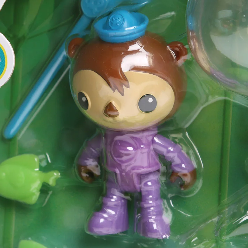 Anime Octonauts žaislai Kapitonas Akiniai Kwazii PVC Duomenys Pesas Shellington Dashi Įgnybti Lėlės Figūrėlės Modelis Žaislas Vaikams