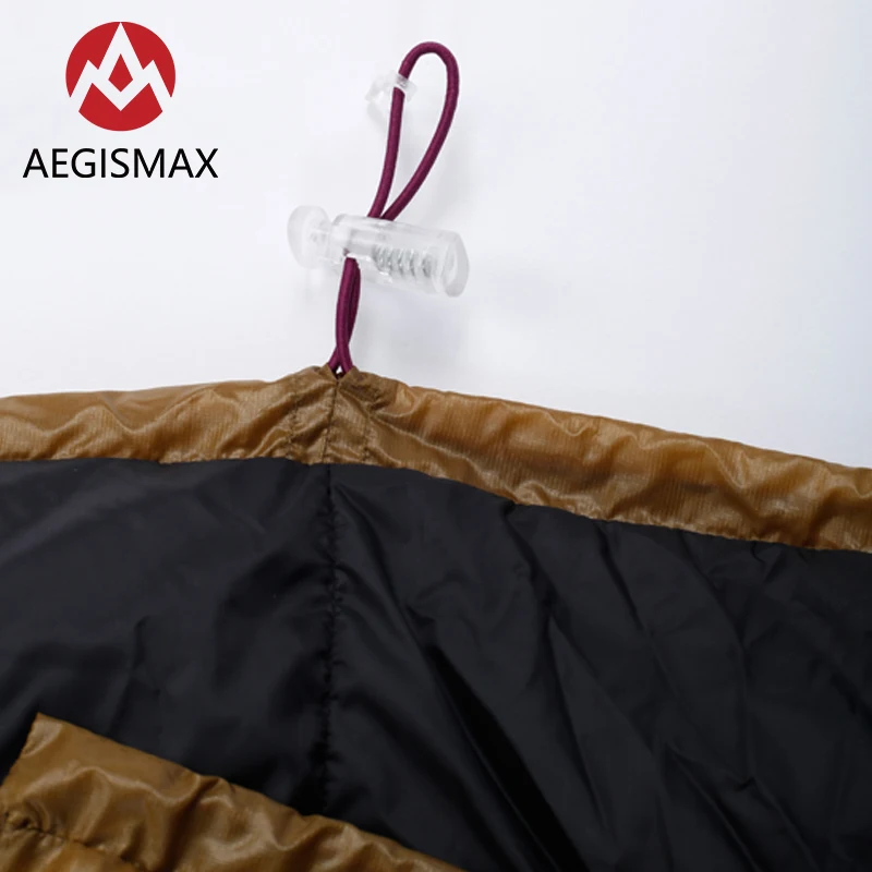 AEGISMAX ŠVIESOS Serijos Lauko Ultralight Kempingas Paketas, Žąsų Žemyn Splicable miegmaišį
