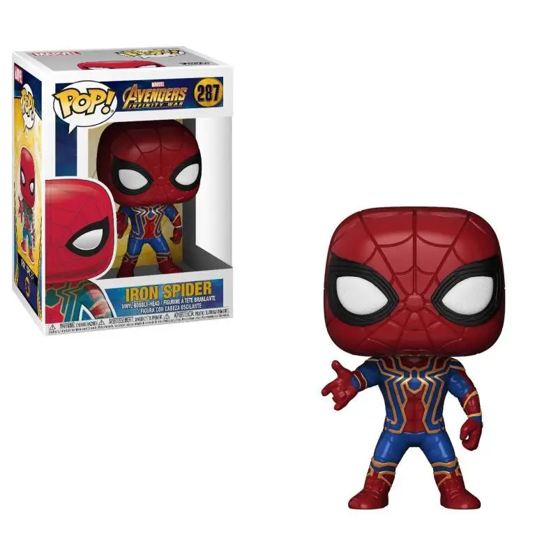 FUNKO POP Keršytojas Spider-Man Serija Peter Parker Rankų darbo Apdailos Lėlės Modelio Vaikų Žaislas Gimtadienio Dovanų Kolekcija