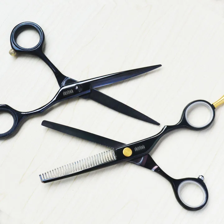 Karšto pardavimui, Kirpykla, plaukų žirklės nustatyti plaukų pjovimo žirklėmis ir plaukų retinimo, žirklės profesinės salonas naudoti