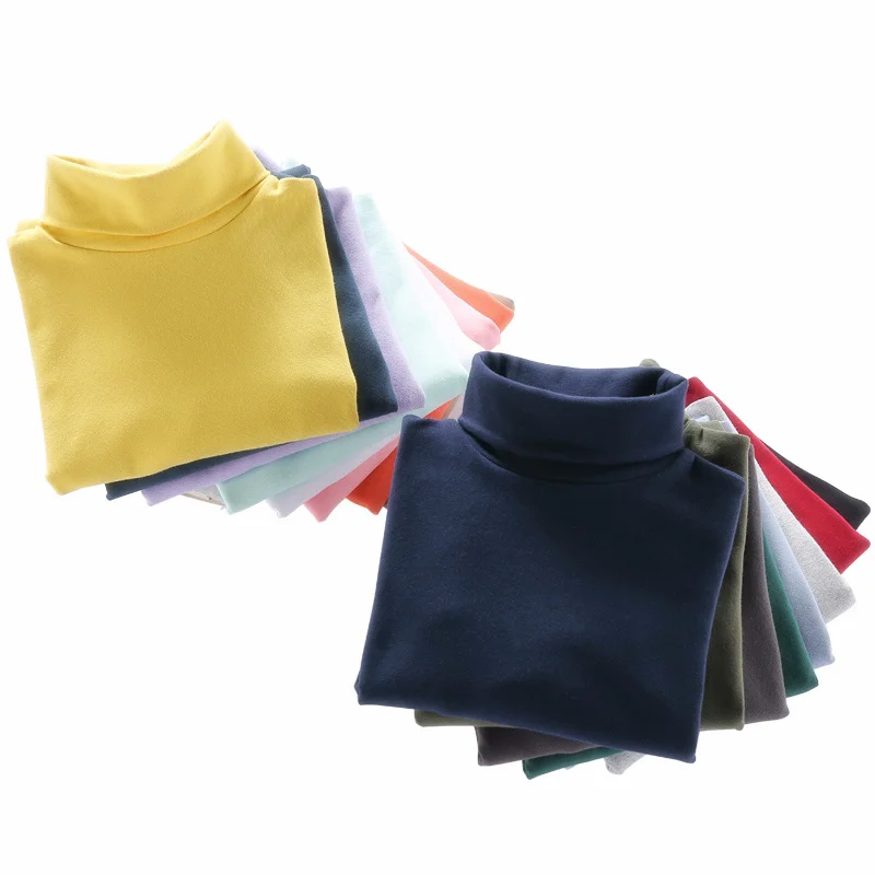 2020 m., T-marškinėliai Mergaitėms Rudens Žiemos Atsitiktinis Pagrindinių Golfo Vaikų Marškinėliai Kieto Medvilnės Dugno Viršūnes Berniukai ir Mergaitės Drabužiai.