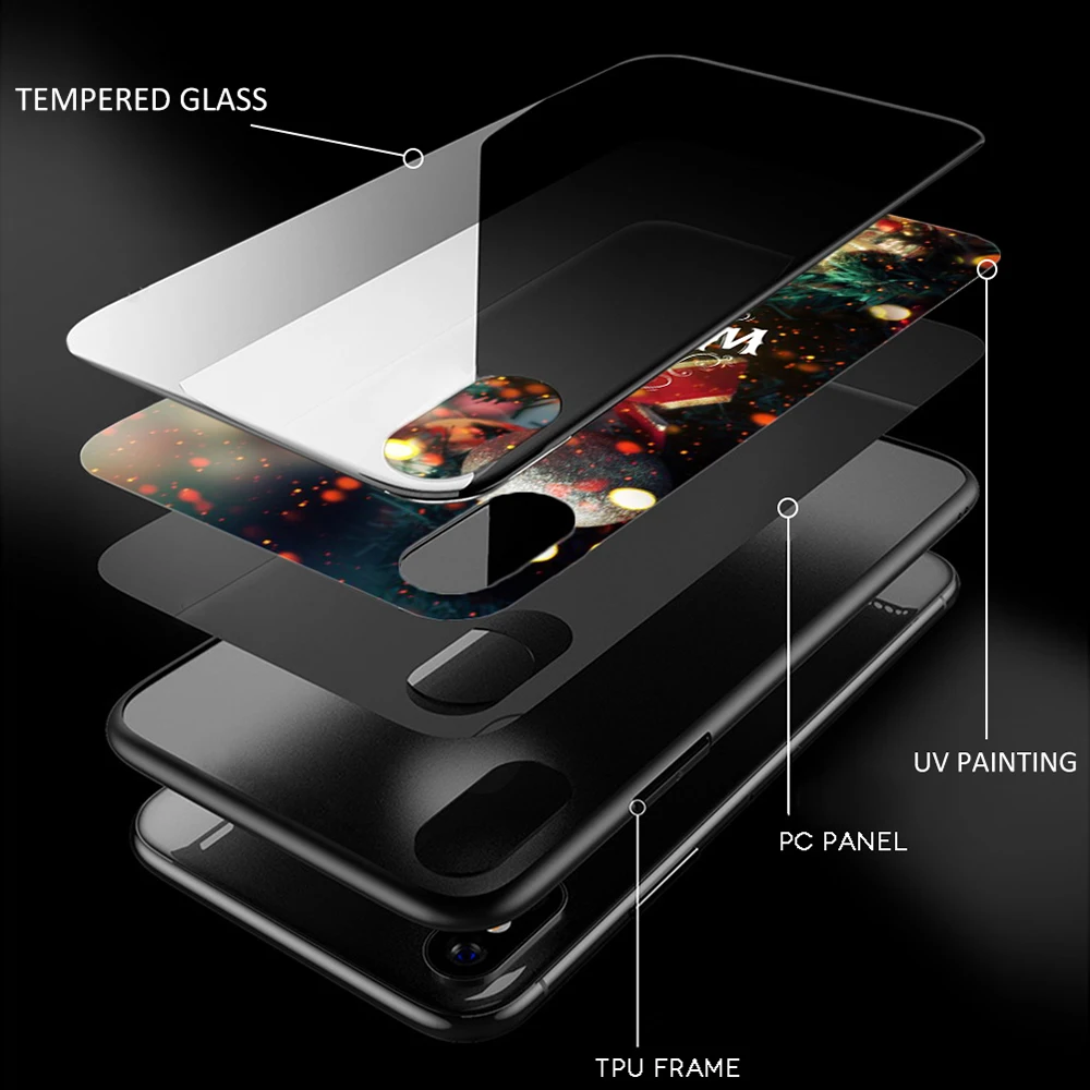 EWAU Grey Anatomija Grūdintas Stiklas telefono dėklas skirtas iphone SE 2020 m., 5 5s SE 6 6s 7 8 plus X XR XS 11 pro Max