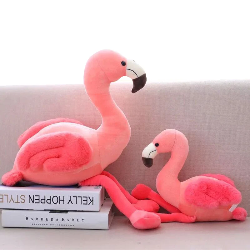 Nooer flamingo įdaryti pliušinis žaislas flamingo gyvūnai, lėlės 