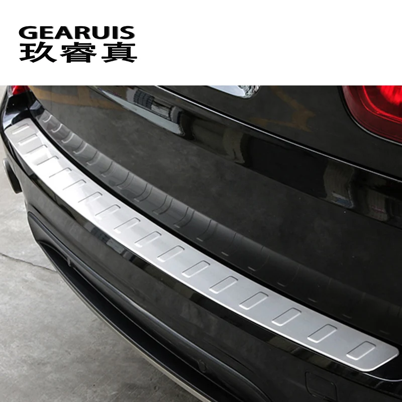 Automobilio Stilius auto Kamieno Išorinis Galinio guard plokštė dengiamasis rėmas Padengti Lipdukas apdailos Rėmo Apdaila BMW X5 E70 