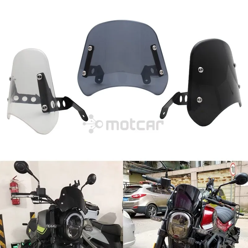 3colors Motociklo priekinis žibintas Raštas Padengti ABS prekinis, galinis Stiklo Priekinio Lauktuvės už Benelli Leoncino 250 Motociklo Priedai