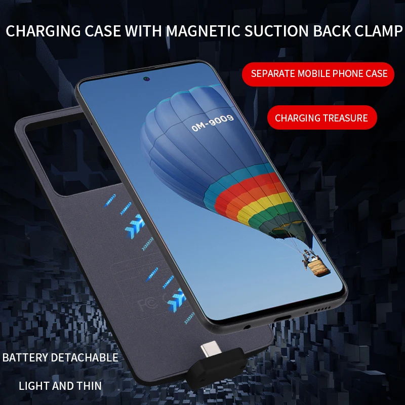7000mAh Išorinio Maitinimo Banko Baterija Dangtelis Įjungimo Atveju, Samsung Galaxy A71 /A51 5G Baterija Atveju Magnetinio Baterijos Kroviklis Atveju