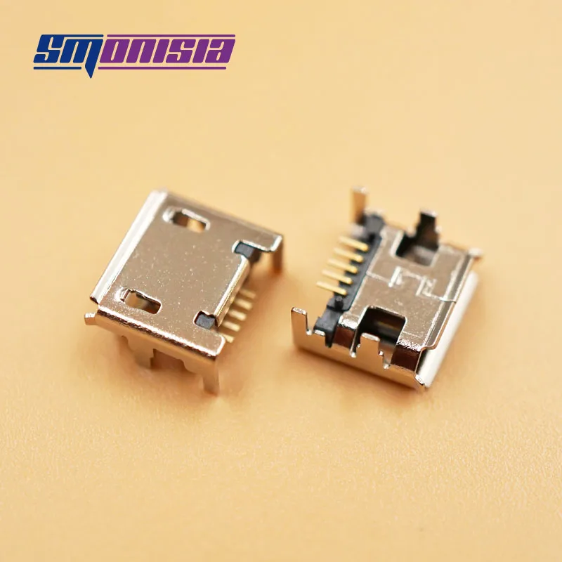 Smonisia Micro USB Įkrovimo Lizdas LENOVO MIIX 10 Tablečių Pakeitimas 4 kojas PAMERKITE 5-pin SMD Acer Iconia A500 B1Tab
