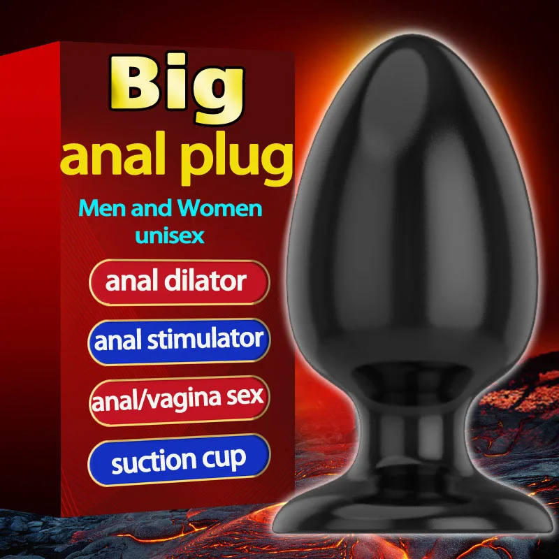 Big butt plug didelis siurbtukas silikono analinis žvakės išangę dilator expander analinis granulės sekso žaislai moteris analinis kamuolius buttplug